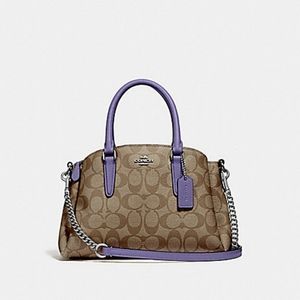 SAGE CARRYALL IN SIGNATURE COACH CANVAS